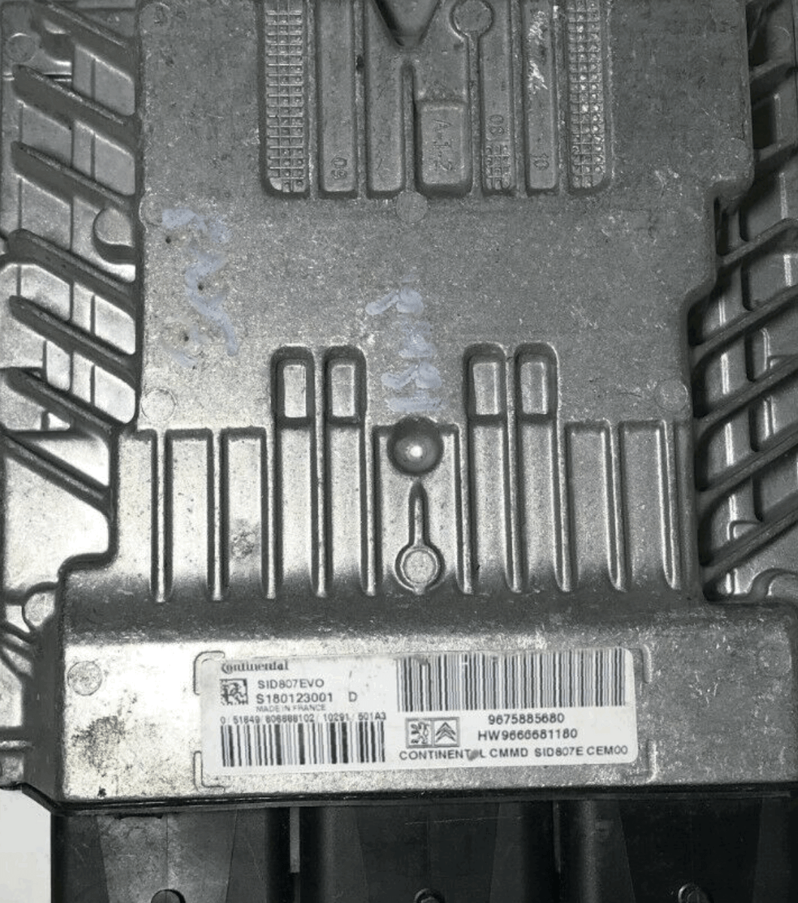 CITROEN C4 HDI, SID807EVO, S180123001 D, 9675885680, HW9666681180