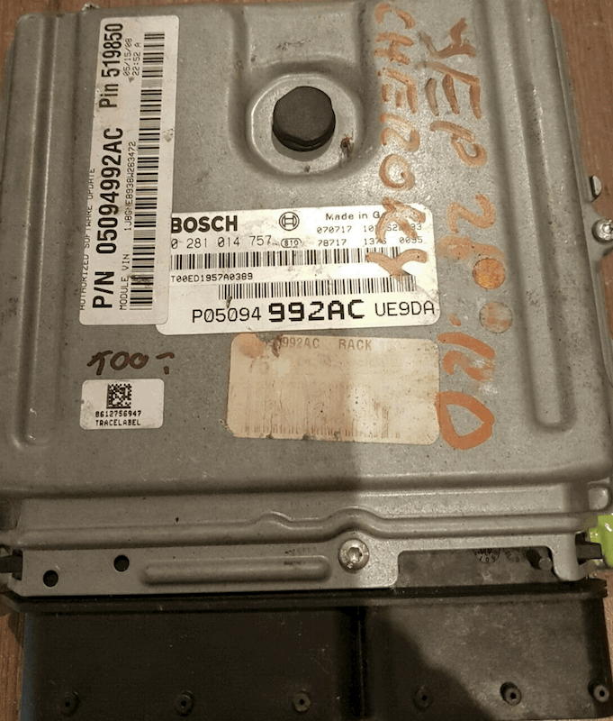Chrysler-Jeep, 0281014757, 0 281 014 757, P05094992AC