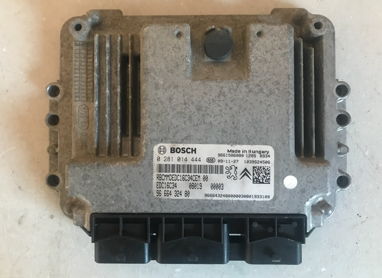 Citroen Nemo 1.4 HDi, Peugeot Bipper 1.4 HDi 0281014444, 0 281 014 444, 9666432480, 96 664 324 80, EDC16C34