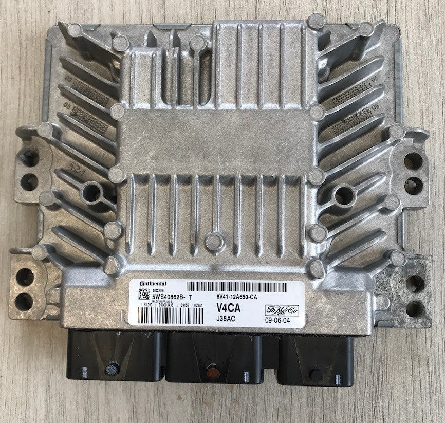 Ford, SID206, 5WS40862BT, 5WS40862B-T, 8V4112A650CA, 8V41-12A650-CA, V4CA, J38AC