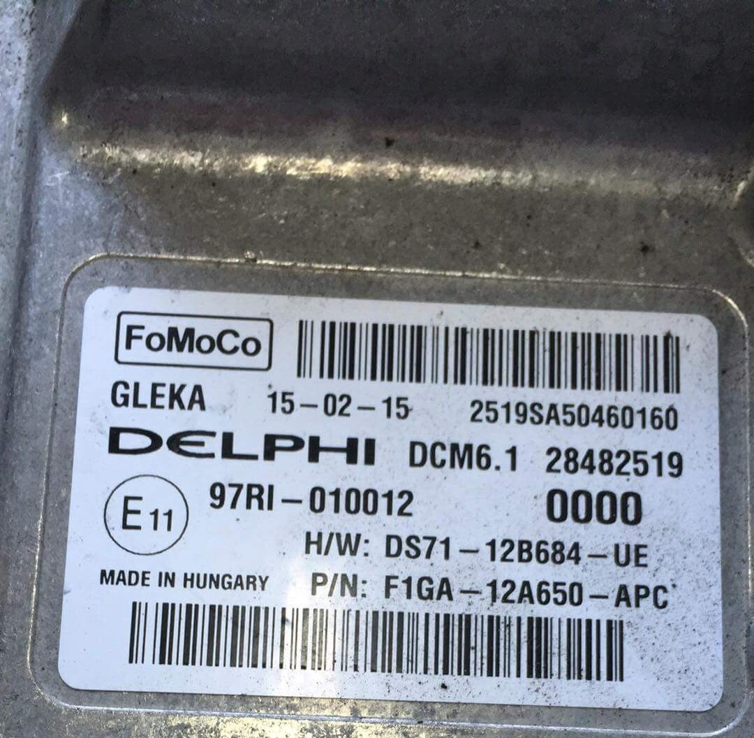 DCM6.1, 28482519, DS7112B684UE, DS71-12B684-UE, F1GA12A650APC, F1GA-12A650-APC, 0000