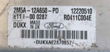 Delphi Engine ECU, 2M5A-12A650-PD, 12220510, R0411C004E, DUKX