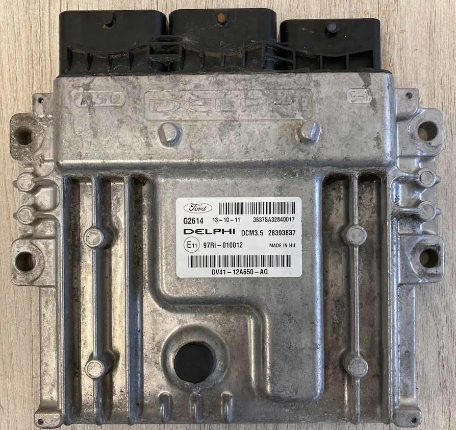 Delphi Engine ECU, Ford Kuga 2.0TDCI, DCM3.5, 28393837, DV4112A650AG, DV41-12A650-AG