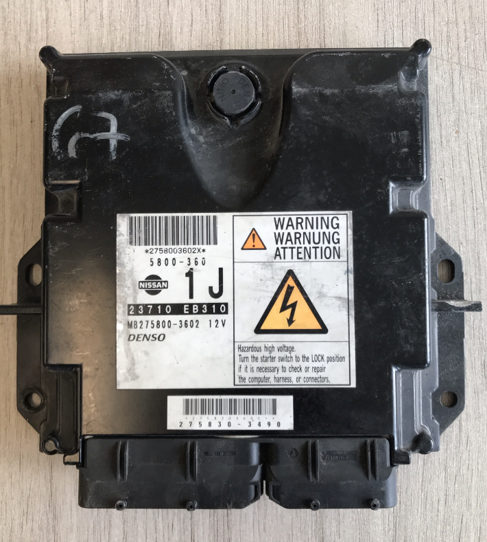 Denso Engine ECU, Nissan, 23710 EB310, MB275800-3602, 5800-360, 1J