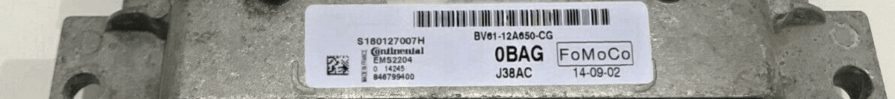 S180127007H, BV61-12A650-CG, BV6112A650CG, 0BAG