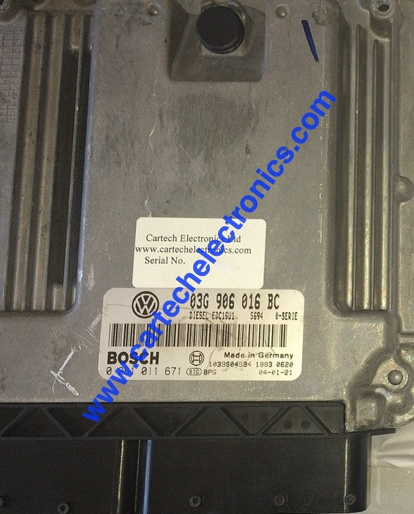 VW Golf V 1.9 TDI, 0281011671, 0 281 011 671, 03G906016BC, 03G 906 016 BC