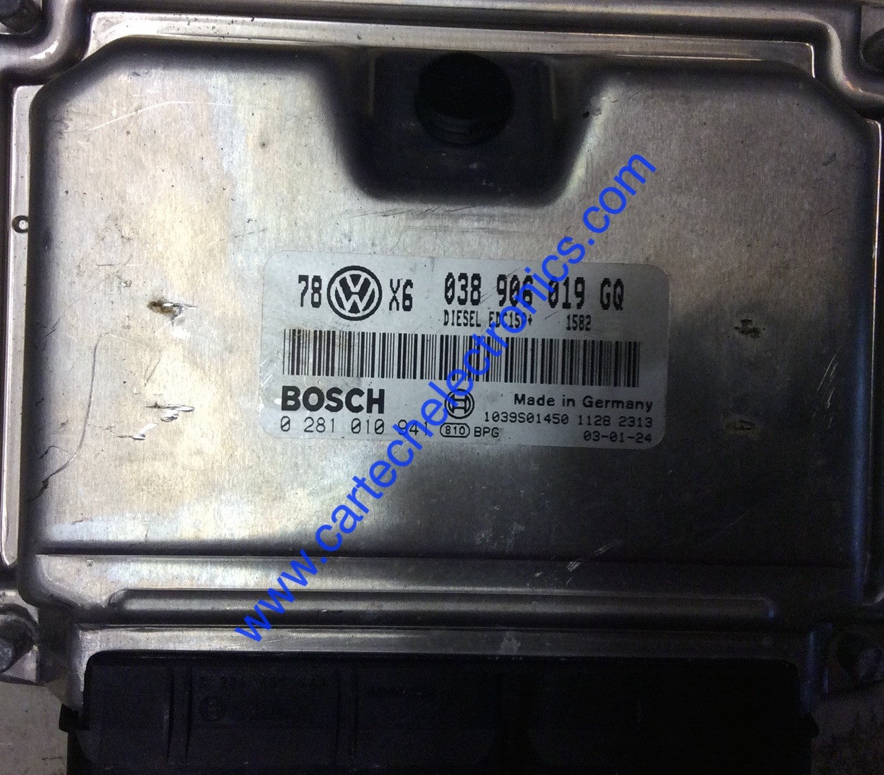 VW Passat 1.9 TDI, 0281010941, 0281 010 941, 038906019GQ, 038 906 019 GQ, EDC15P+