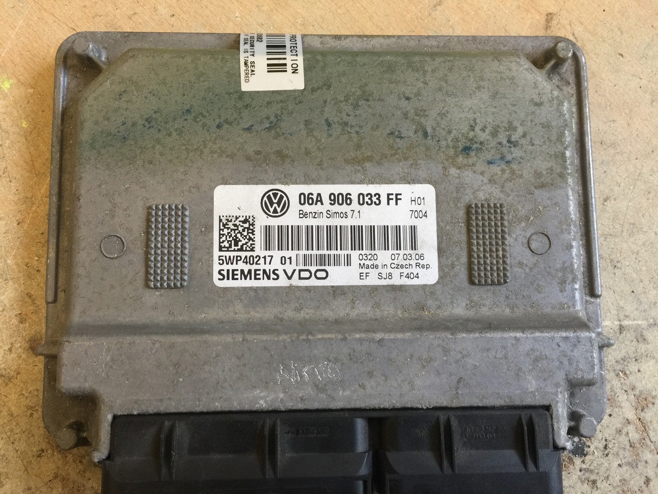 Simos 7.1A, 06A906033FF, 06A 906 033 FF, 5WP40217 01 VDO