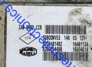 Renault, IAW 5NR2.CIR, 8200181482, 8200254498, 16481134, 16554514
