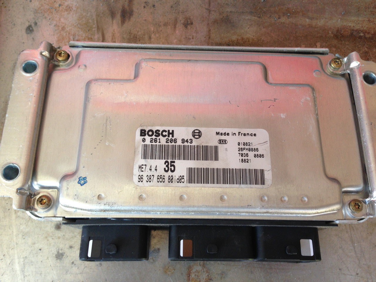 Peugeot 307, 0261206943, 0 261 206 943, 9638765680, 96 387 656 80 , ME7.4.4