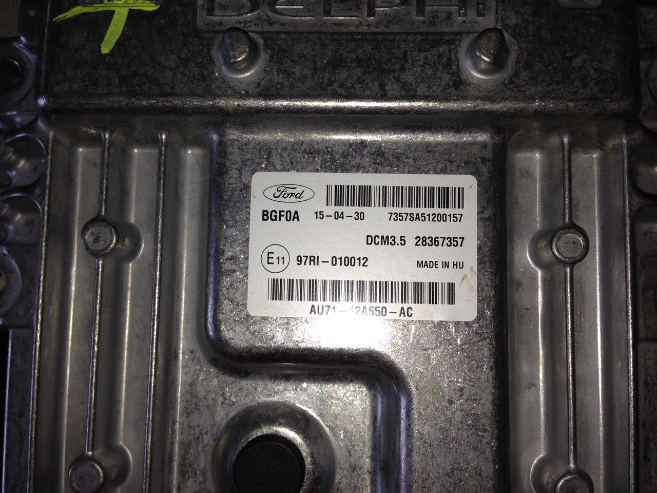 Ford Galaxy, AU71-12A650-AC, 28367357, DCM3.5