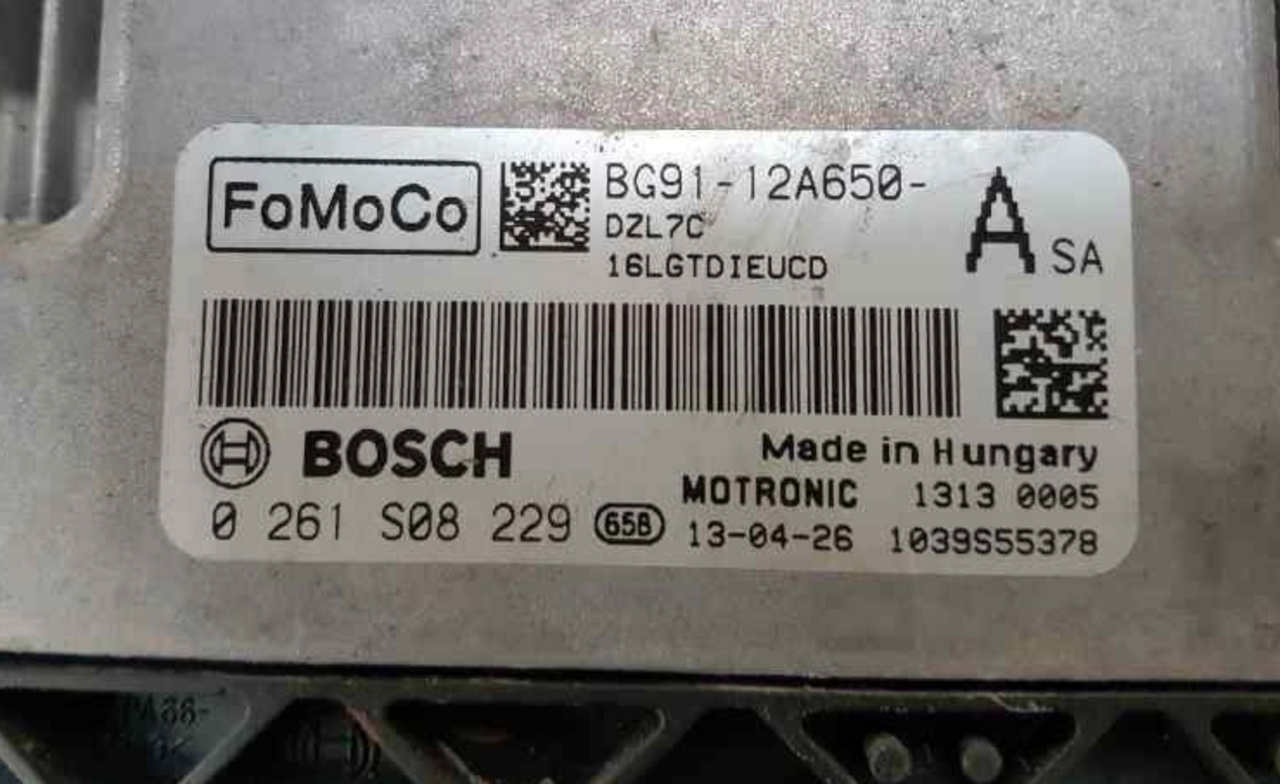 Ford, 0261S08229, 0 261 S08 229, BG9112A650ASA, BG91-12A650-ASA