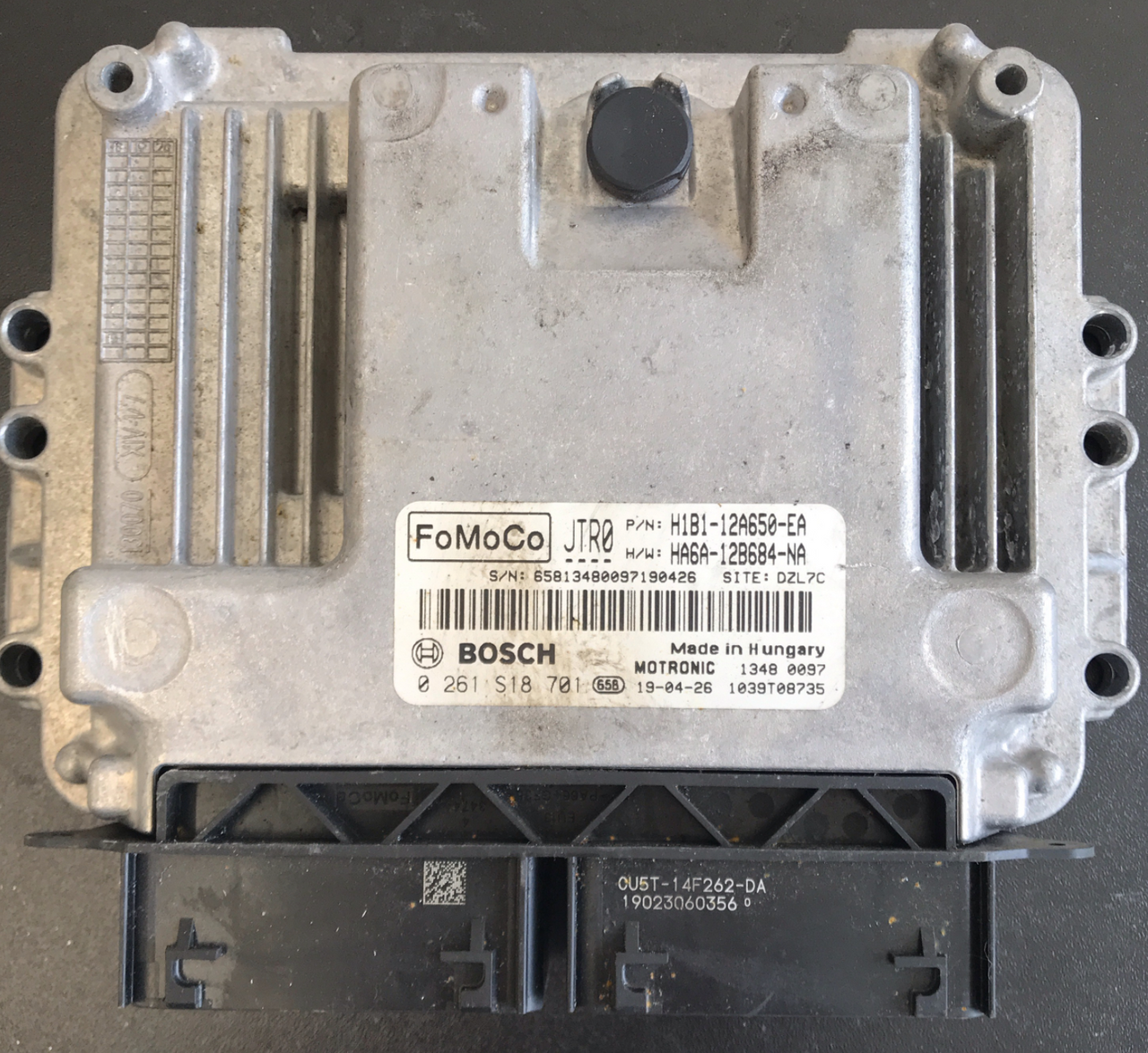 Ford, 0261S18701, 0 261 S18 701, H1B112A650EA, H1B1-12A650-EA, HA6A12B684NA, HA6A-12B684-NA, JTR0