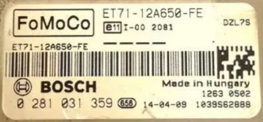 Ford, 0281031359, 0 281 031 359, ET71-12A650-FE