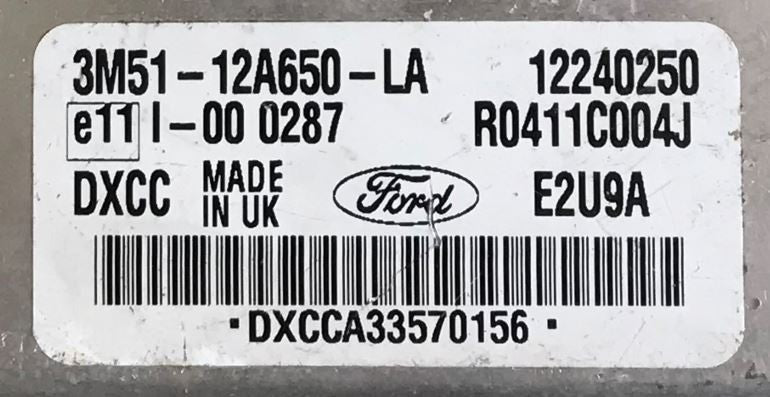Ford, 3M5112A650LA, 3M51-12A650-LA, 12240250, R0411C004J, DXCC