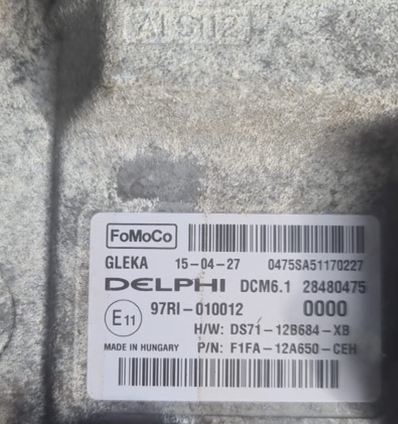 DCM6.1, 28480475, DS71-12B684-XB, DS7112B684XB, F1FA-12A650-CEH, F1FA12A650CEH, 0000