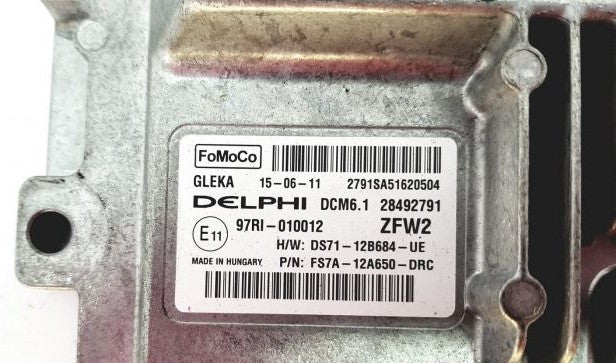 Ford, DCM6.1, 28492791, DS7112B684UE, DS71-12B684-UE, FS7A12A650DRC, FS7A-12A650-DRC, ZFW2