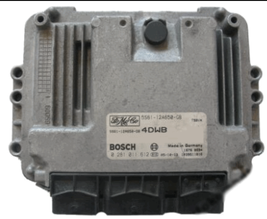ECU de motor Bosch Plug & Play, Ford Fiesta 1.6D, 0281011612, 0 281 011 612, 5S61-12A650-GB, 4DWB