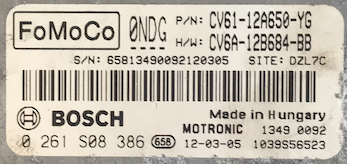 Ford Focus ST, 0261S08386, 0 261 S08 386, CV61-12A650-YG, CV6A-12B684-BB, 1039S56523, 0NDG