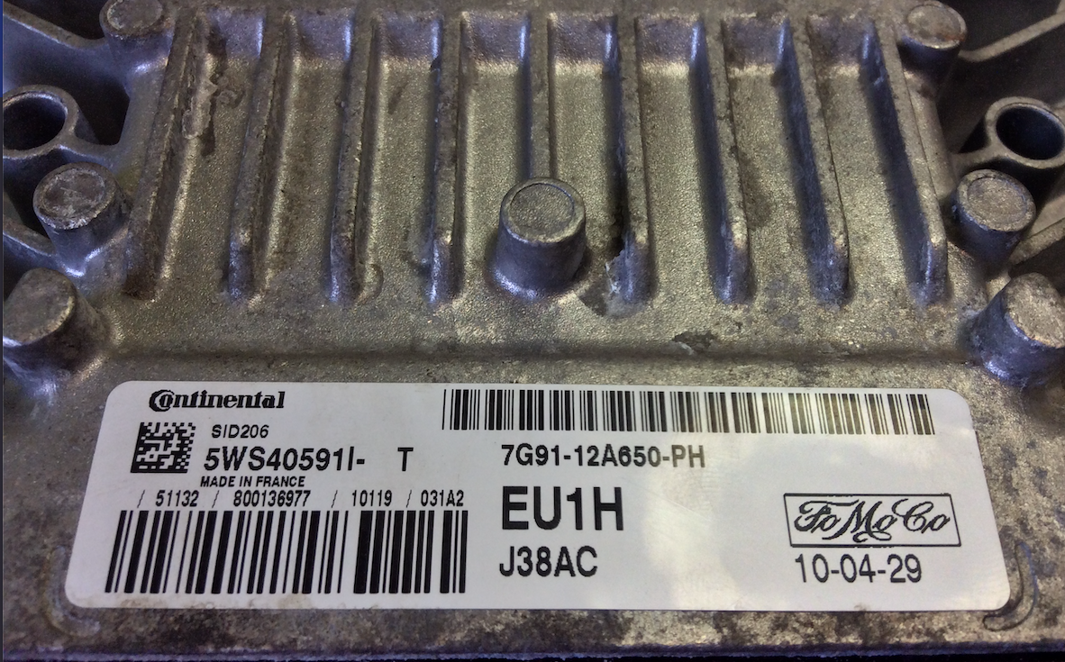 Ford Mondeo 1.8 TDCi, 5WS40591I-T, 7G9112A650PH, 7G91-12A650-PH, EU1H, SID206
