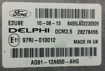 Ford Mondeo 2.0, DCM3.5, 28278455, AG91-12A650-AHG, AG91-12A650-AHG