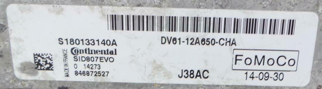 SID807EVO, S180133140A, DV6112A650CHA, DV61-12A650-CHA, J38AC