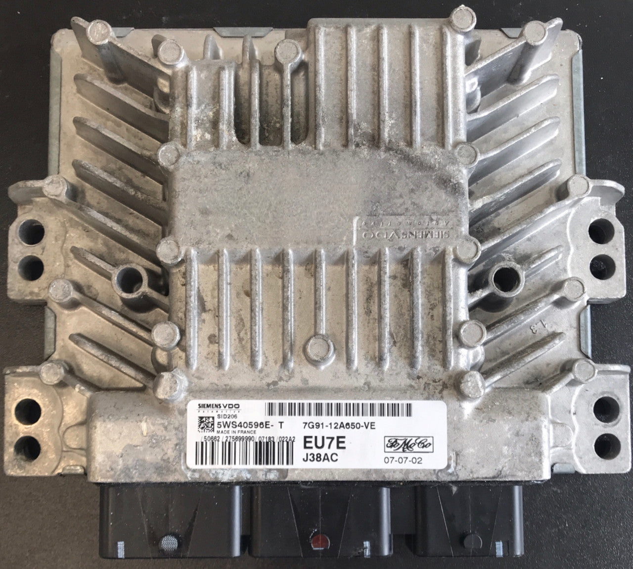 Ford TDCI, SID206, 5WS40596E-T, 7G91-12A650-VE, EU7E