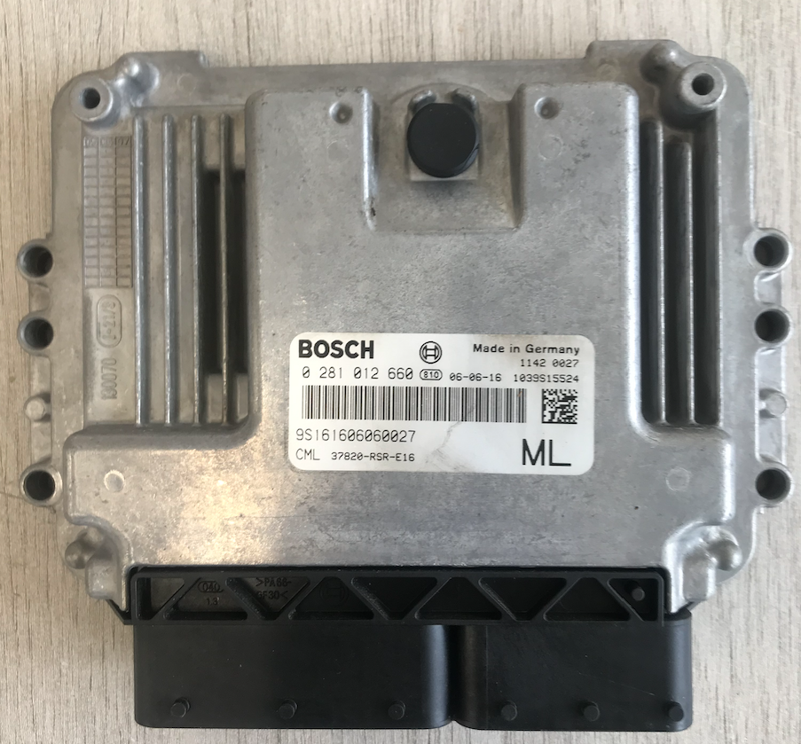 Honda Engine ECU , Honda Civic 2.2D, 0281012660, 0 281 012 660, 37820-RSR-E16, 1039S15524