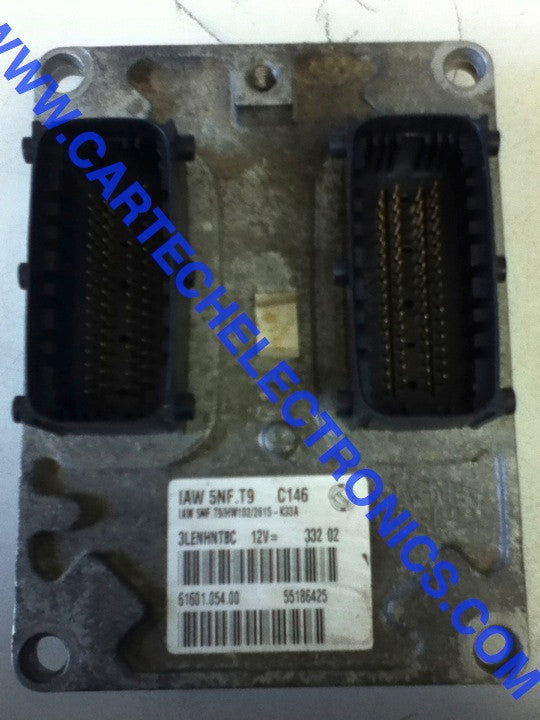 Plug & Play Fiat Stilo 1.6 16V Engine ECU IAW 5NF.T9 61601.054.00, 55186425