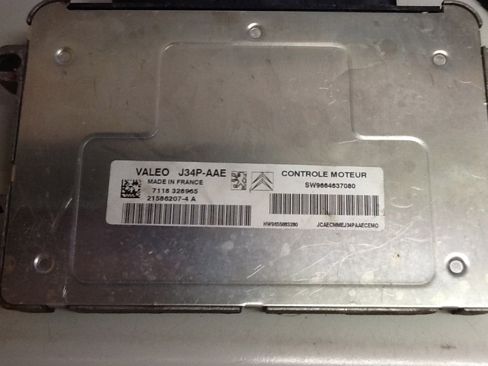 VALEO
J34P-AAE
21586207-4 A
SW9664637080