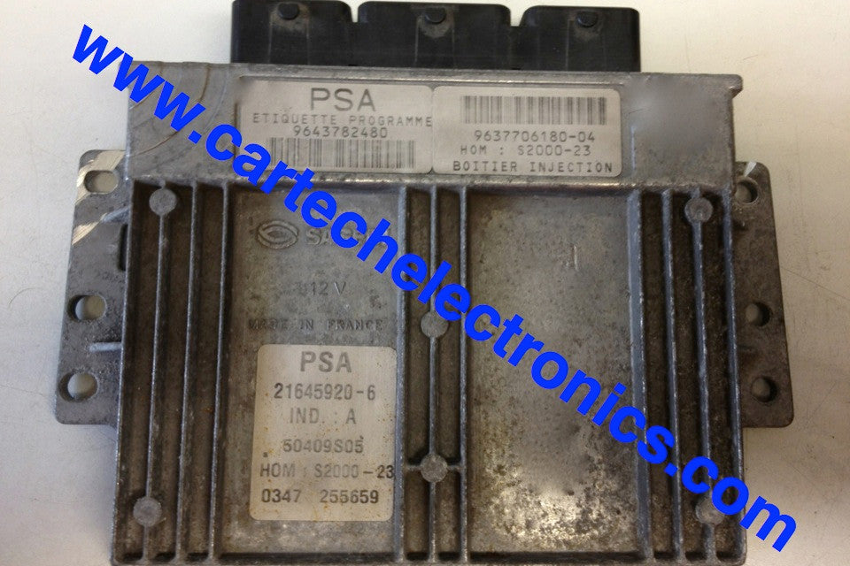 PSA S2000-23 9643782480 9637706180-04 21645920-6