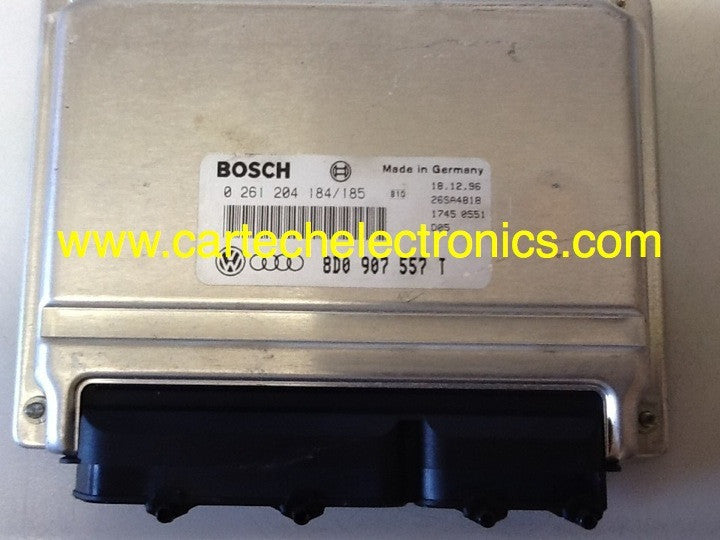 Plug & Play Bosch Engine ECU, Audi A4 1.8T, 0261204185, 0 261 204 185, 8D0907557T, 8D0 907 557 T