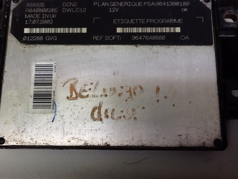 PSA, 9641390180 ,R04080025E,DWLC12