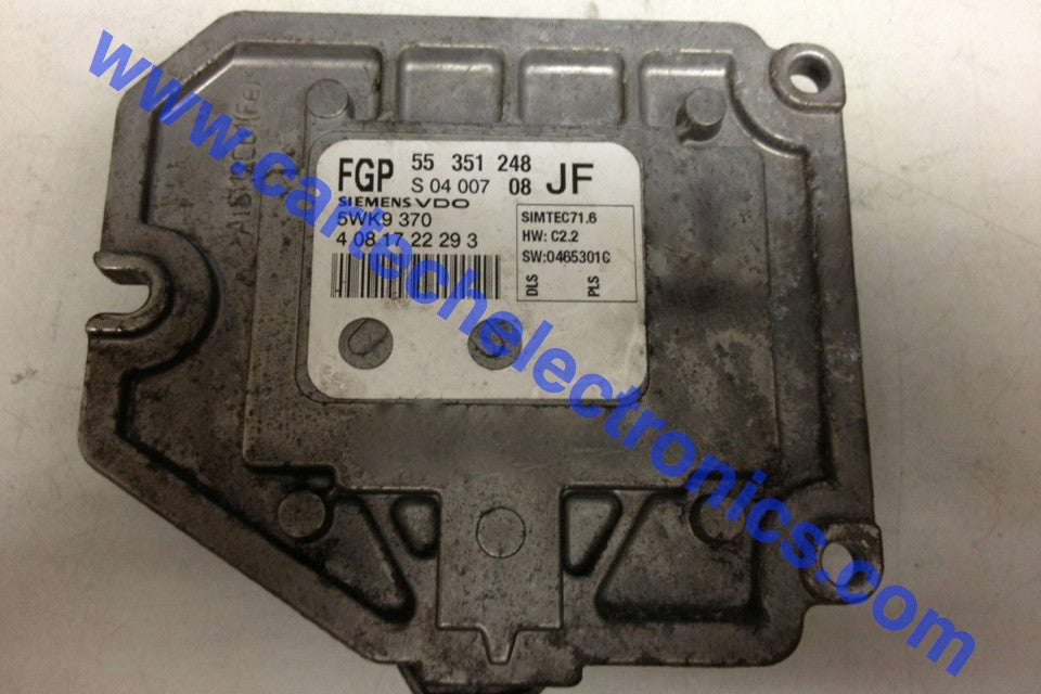 Vauxhall Opel VECTRA C 1.8L 55351248 55 351 248 S0400708 S 04 007 08 5WK9 370 JF SIMTEC71.6