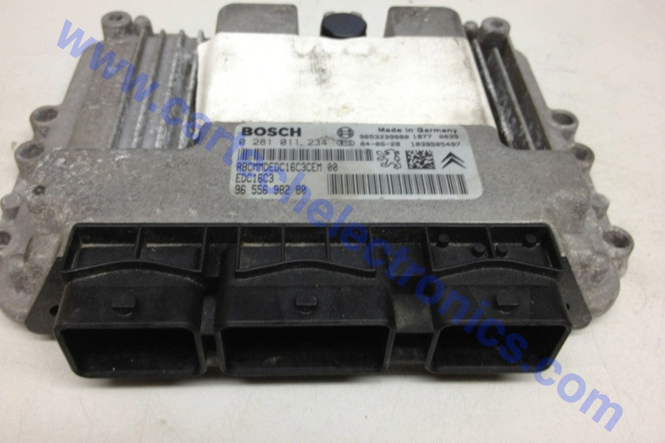 Peugeot 307 1.6 HDi 0281011234 0 281 011 234 9655698280 96 556 982 80 EDC16C3