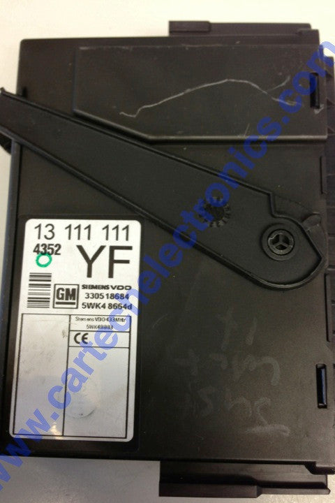 Vauxhall Open Body Control Unit 13111111 13 111 111 YF with free Recode.