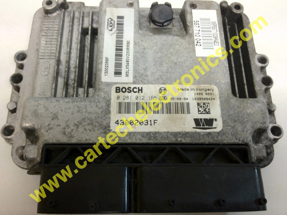 LDV MAXUS 2.5L 0281012165 0 281 012 165 43002031F