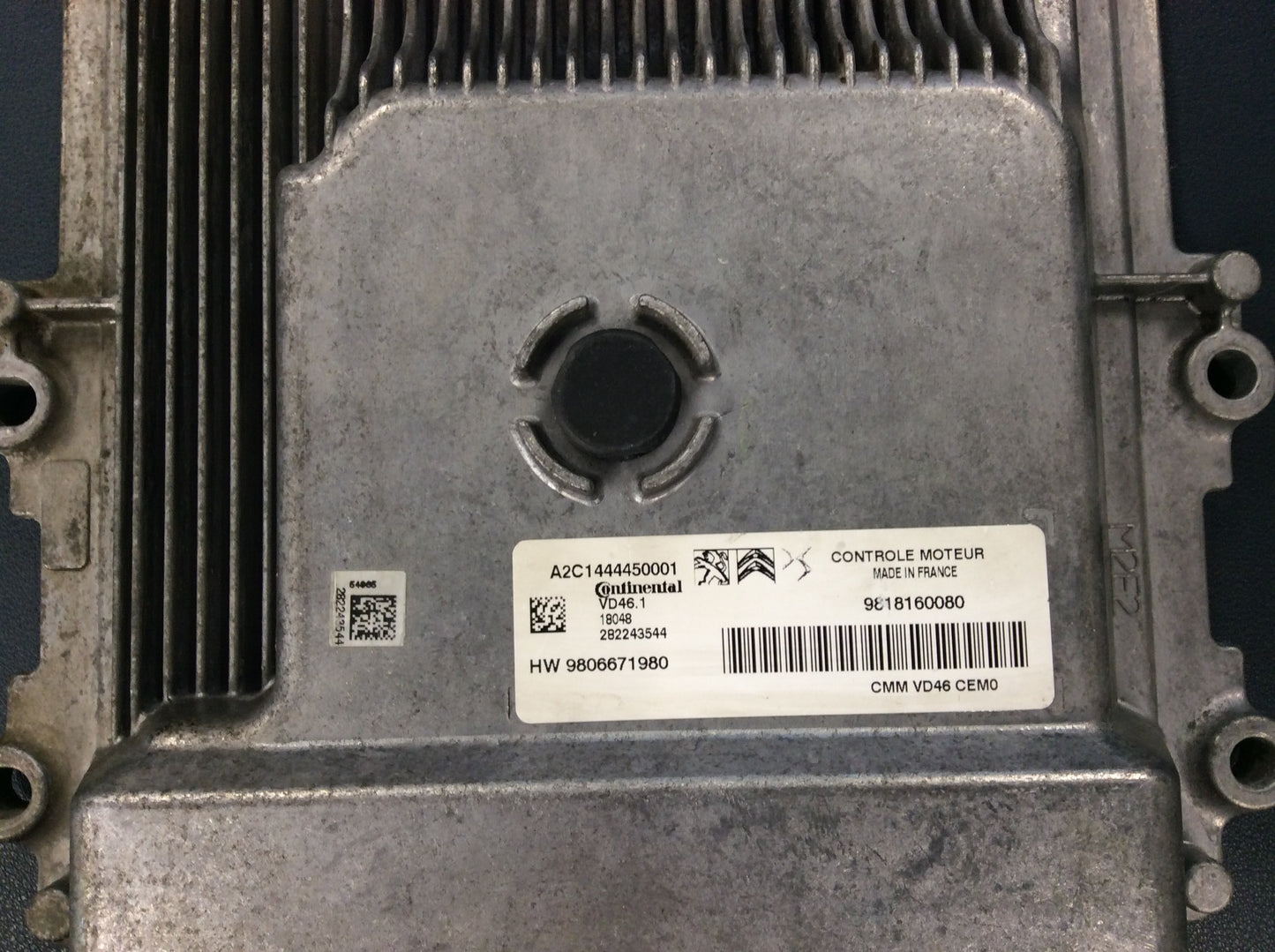 Plug & Play Valeo Engine ECU, Citroen DS3, VD46.1, A2C1444450001, 282243544, HW9806671980, HW 9806671980, 9818160080