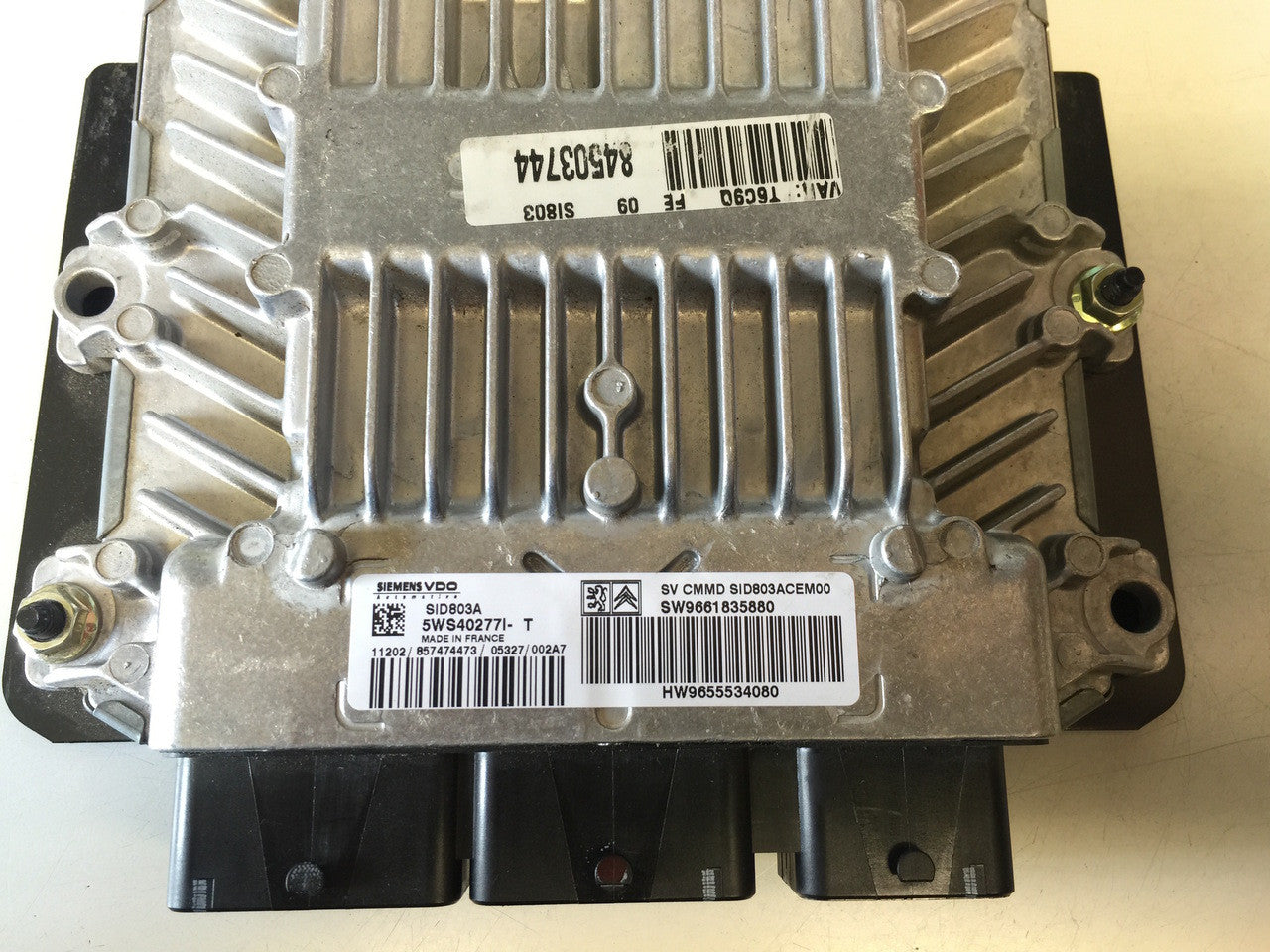PEUGEOT 307 HDI SIEMENS SID803A 5WS40277I-T SW9661835880 HW9655534080