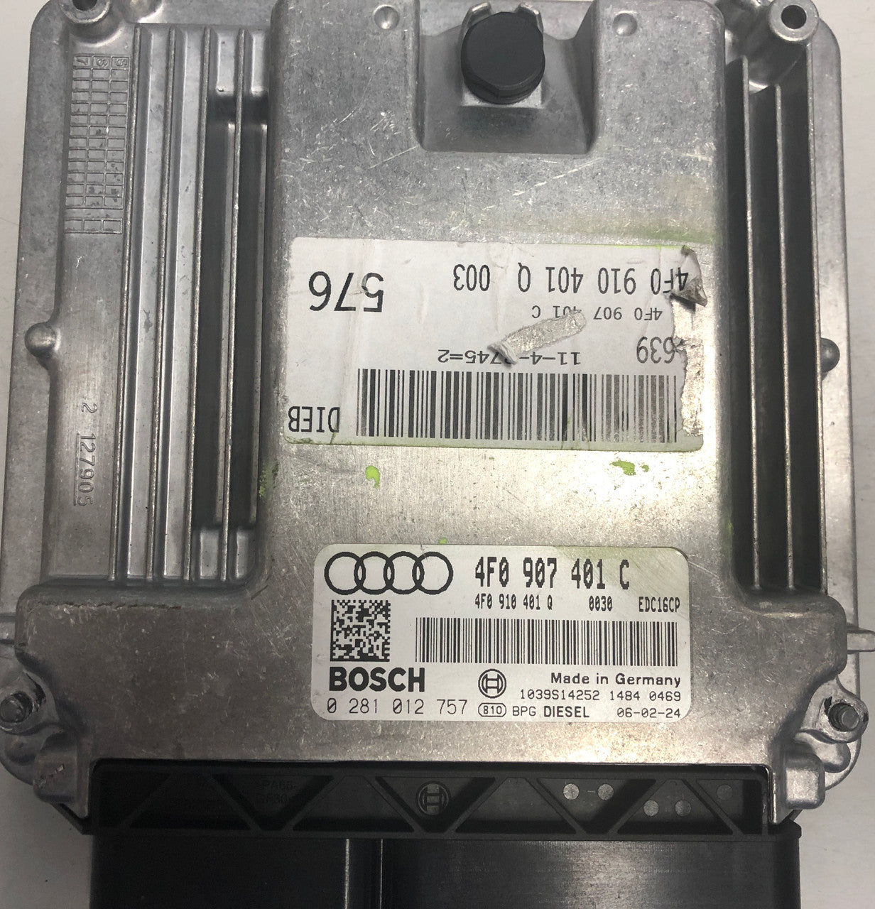 Audi A6 3.0 TDI, 0281012757, 0 281 012 757, 4F0910401Q, 4F0 910 401 Q, EDC16CP34