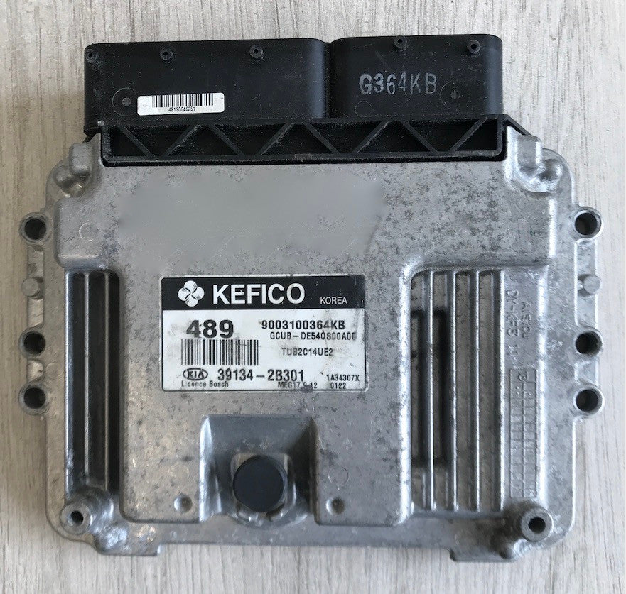 Kefico Engine ECU, Kia/Hyundai, 9003100364KB, 39134-2B301, MEG17.9.12.1