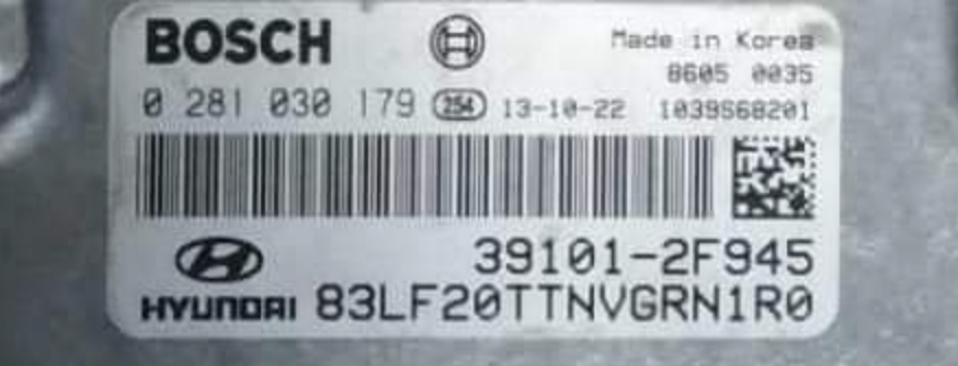 Kia - Hyundai, 0281030179, 0 281 030 179, 391012F945, 39101-2F945
