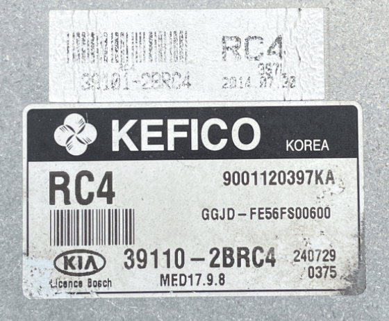 Kia - Hyundai, 9001120397KA, 39110-2BRC4, 391102BRC4, MED17.9.8