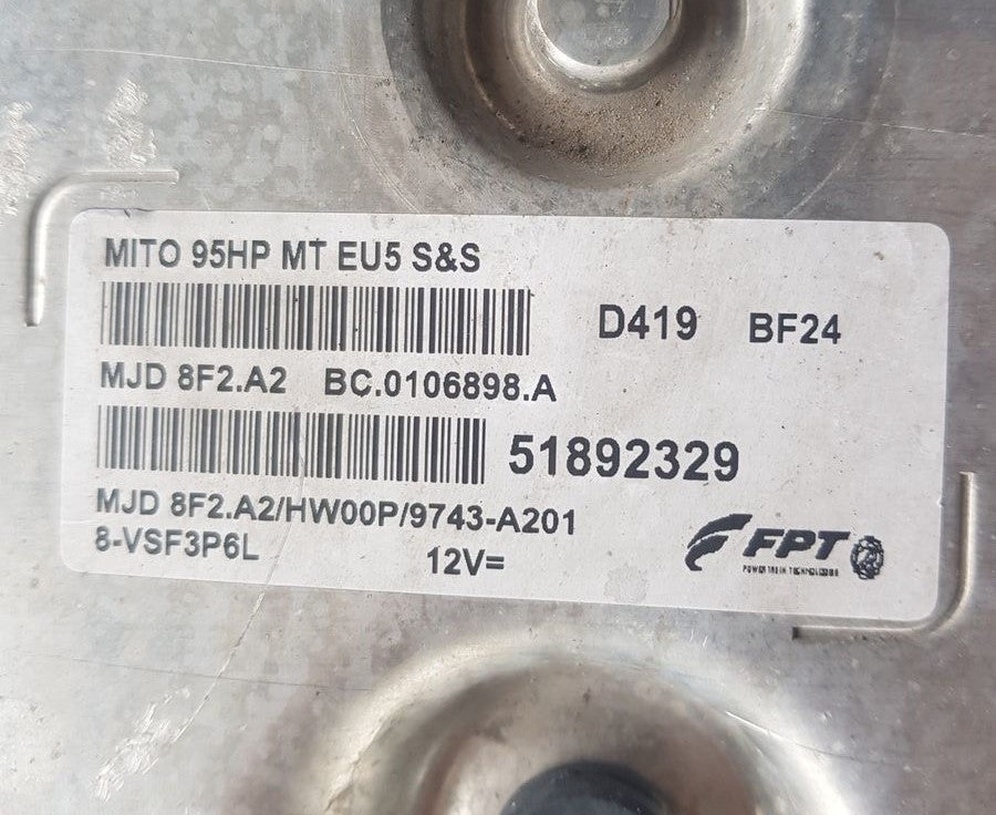 MJD8F2A2, MJD 8F2.A2, BC0106898A, BC.0106898.A, 51892329, HW00P