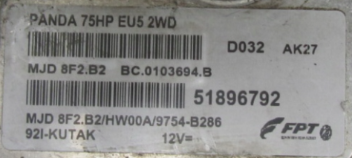 MJD8F2B2, MJD 8F2.B2, 51896792, BC0103694B, BC.0103694.B, HW00A