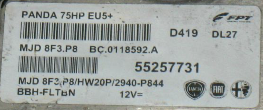 MJD8F3P8, MJD 8F3.P8, BC0118592A, BC.0118592.A, 55257731, HW20P