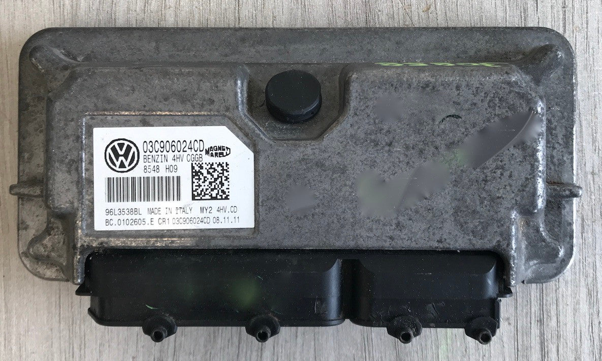 Magneti Marelli Engine ECU, Seat Ibiza 1.6, 03C906024CD, BC.0102605.D, CR1, BENZIN 4HV