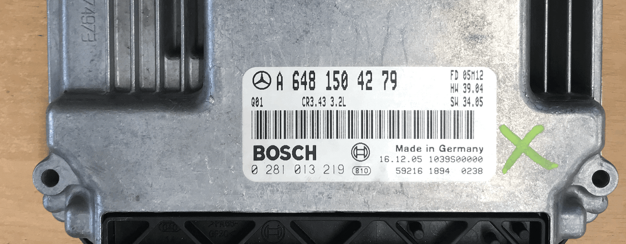 Plug & Play Bosch Engine ECU, Mercedes-Benz, 0281013219, 0 281 013 219, A6481504279, A 648 150 42 79