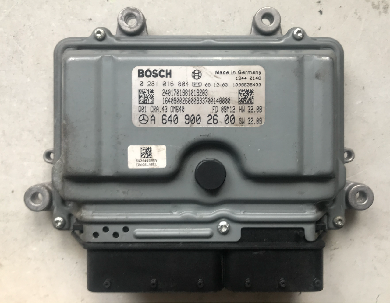 Mercedes-Benz A160 CDI, 0281016804, 0 281 016 804, A6409002600, A 640 900 26 00