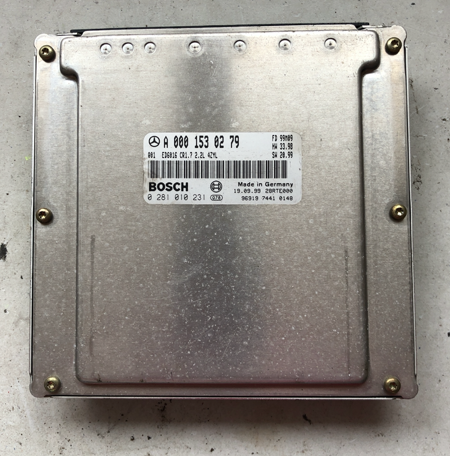 Mercedes-Benz Bosch Engine ECU 0281010231, 0 281 010 231, A0001530279, A 000 153 02 79